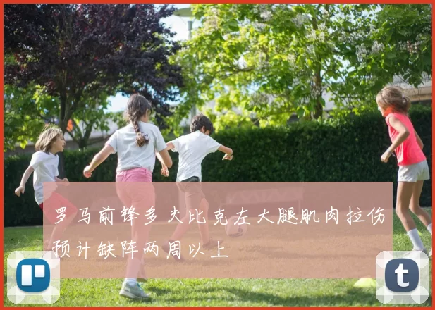 罗马前锋多夫比克左大腿肌肉拉伤预计缺阵两周以上